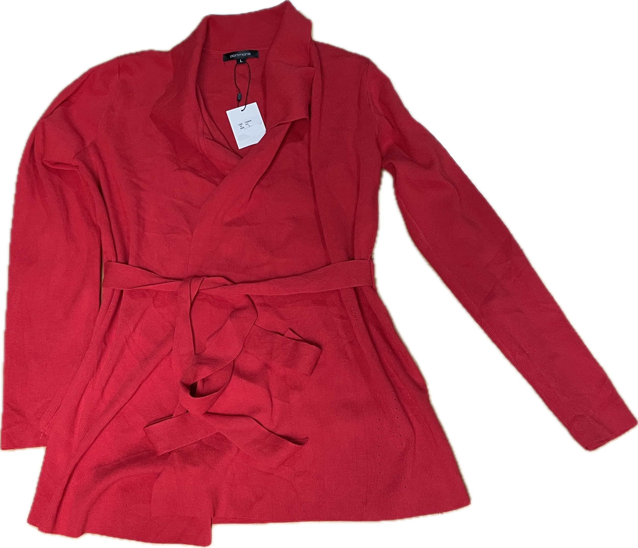 Cardigan Tejido Liso Waterfall PORTMANS (L) NUEVO CON ETIQUETAS  5