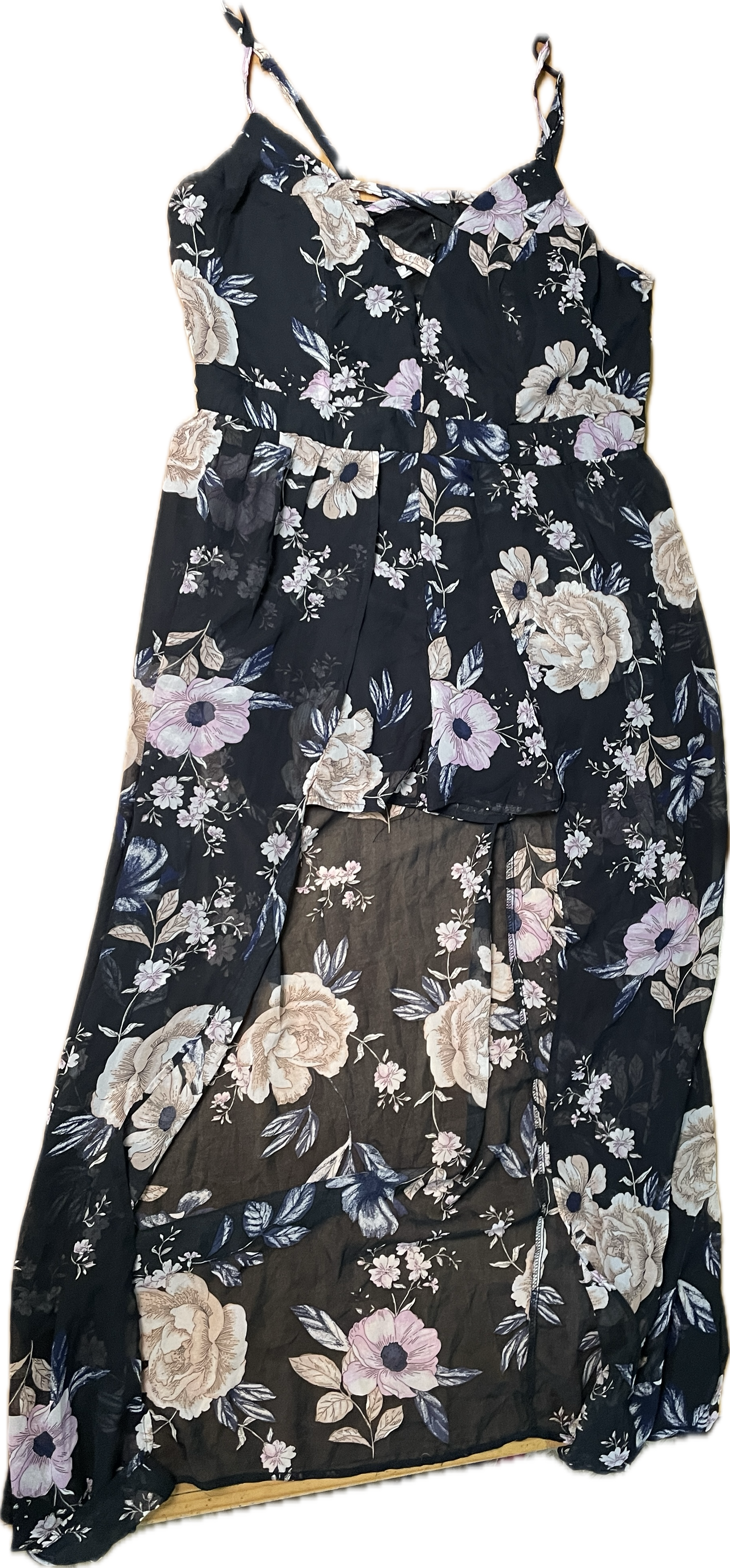 Jumpsuit Short Gasa Flores MARIANNE (XL) NUEVO CON ETIQUETAS 2