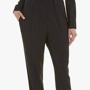 Enterito Smoking Pinstripe Faux Wrap BCBGMAXAZRIA (S) NUEVO
