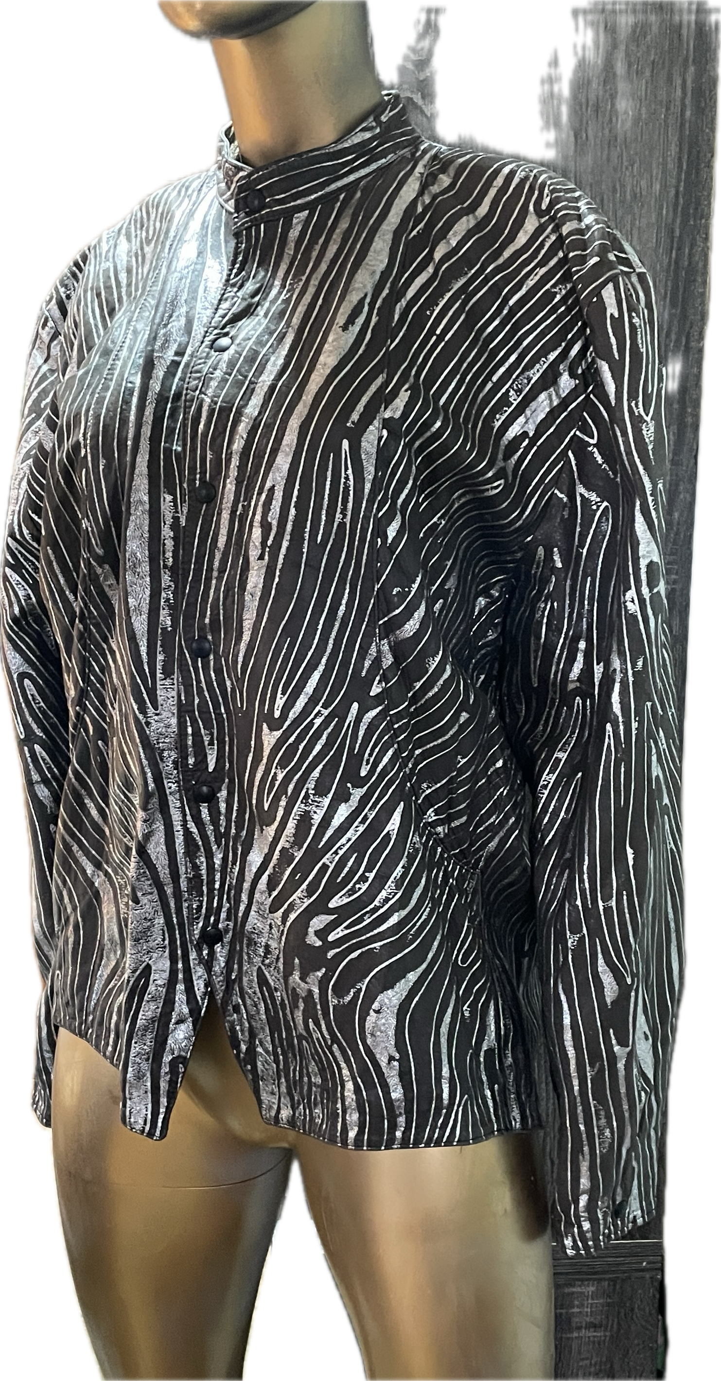 Chaqueta 100% Cuero Oveja Diseño (L) NUEVO 5