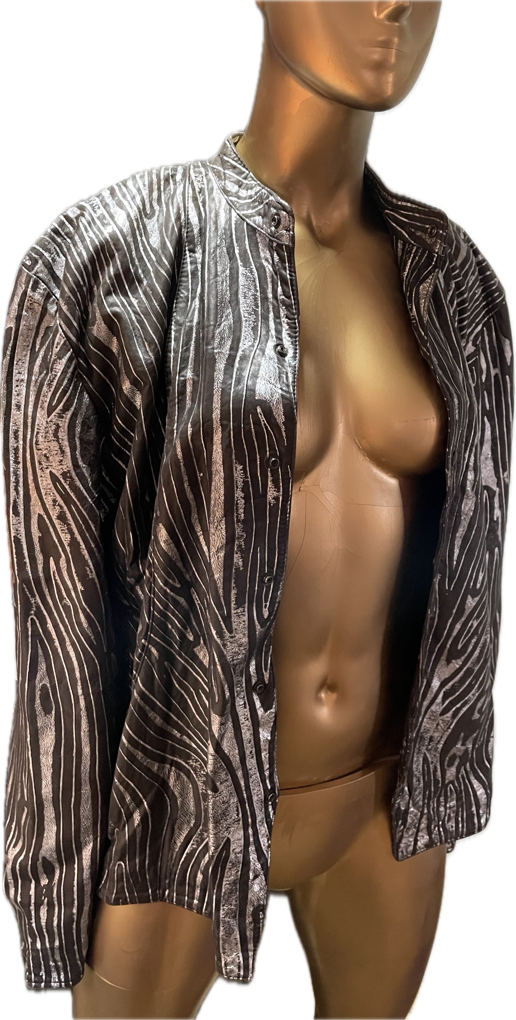 Chaqueta 100% Cuero Oveja Diseño (L) NUEVO 8