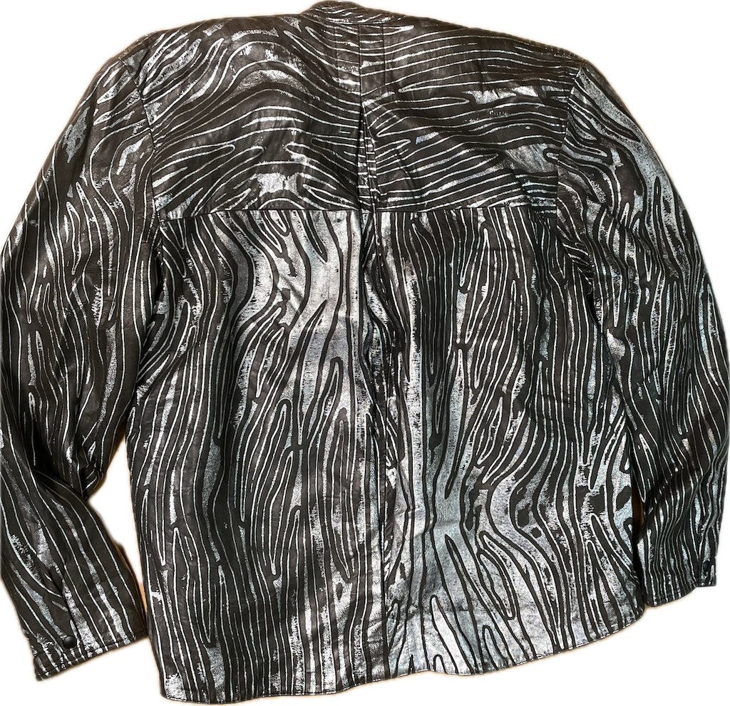 Chaqueta 100% Cuero Oveja Diseño (L) NUEVO 2