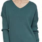 Suéter 100% Cachemira Teal SOFT SURROUNDINGS (XL) NUEVO CON ETIQUETAS  - Miniatura 1