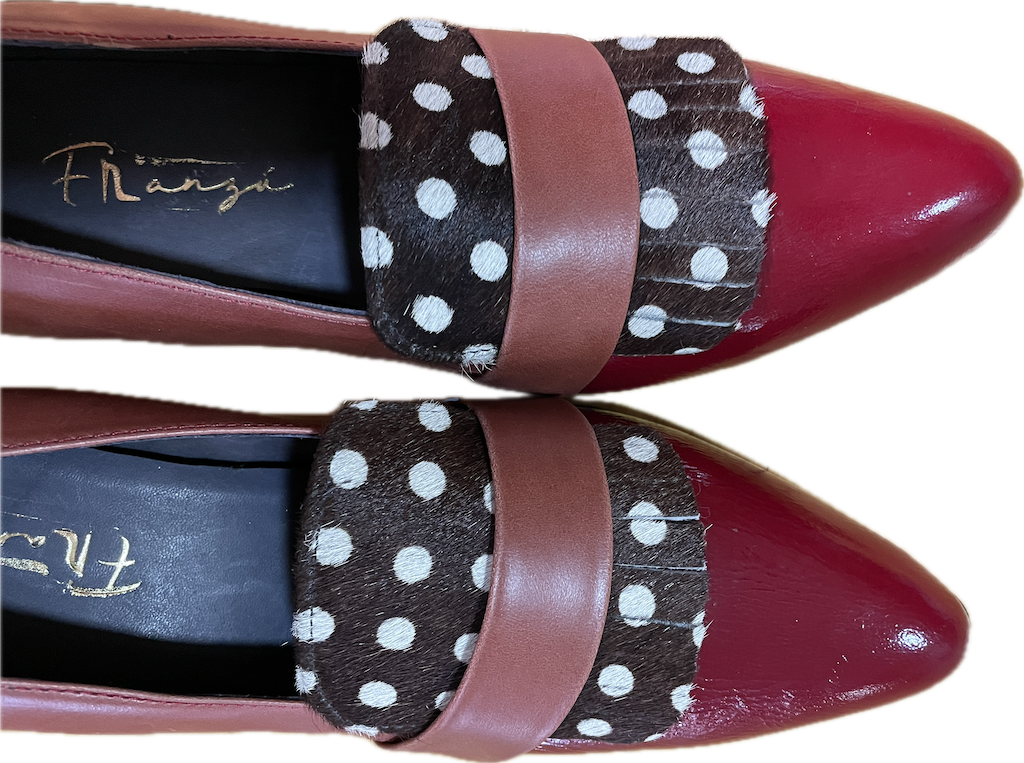 Zapatos Taco Pinup Vintage Cuero FRANZÁ (38) NUEVO 4
