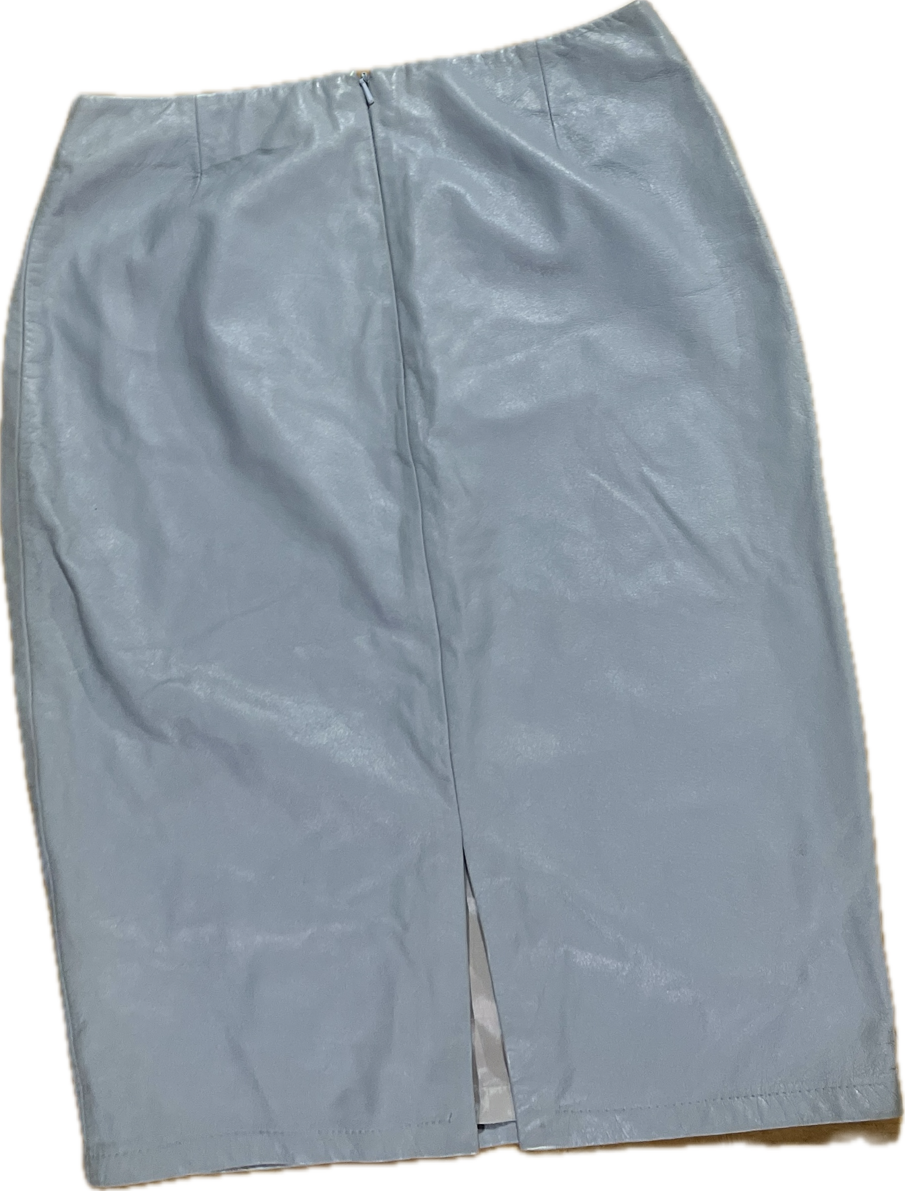 Falda Pencil 100% Cuero Oveja Baby Blue LIZ CLAIBORNE COLLECTION (S-M)  4