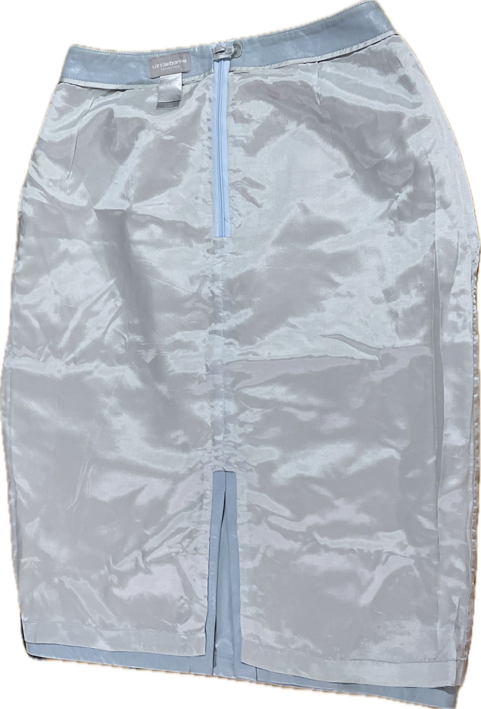 Falda Pencil 100% Cuero Oveja Baby Blue LIZ CLAIBORNE COLLECTION (S-M)  7
