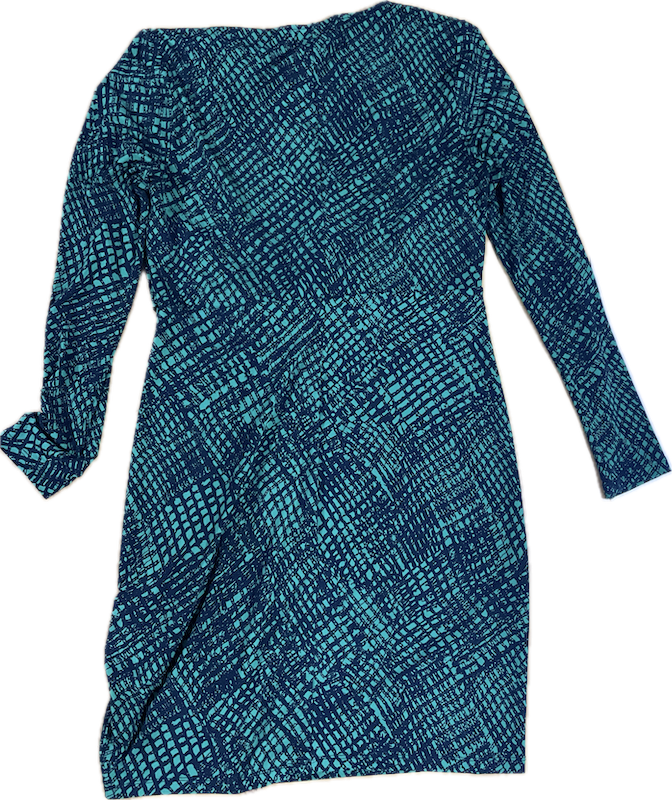 Vestido Wrap Dress Geo Print MICHAEL KORS (L) NUEVO 5