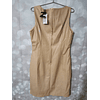 Vestido Sin Mangas Ecocuero NICOPOLY (M) NUEVO ETIQUETAS