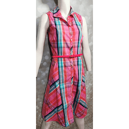 Vestido Camisero Cuadrillé TOMMY HILFIGER (S)