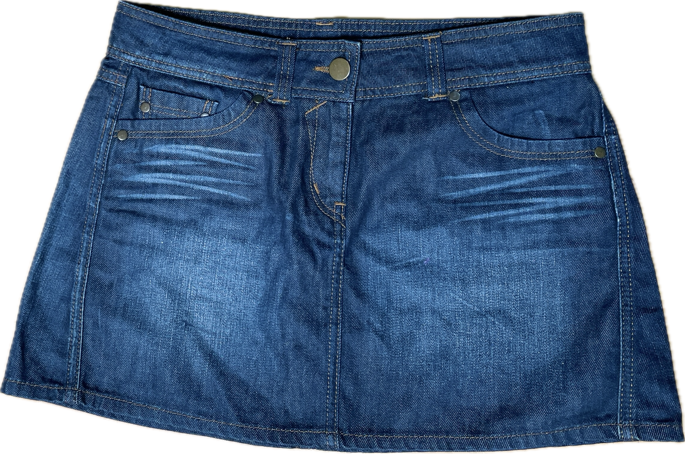 Mini Falda Medium Wash Denim DOROTHY PERKINS (M) NUEVO 2
