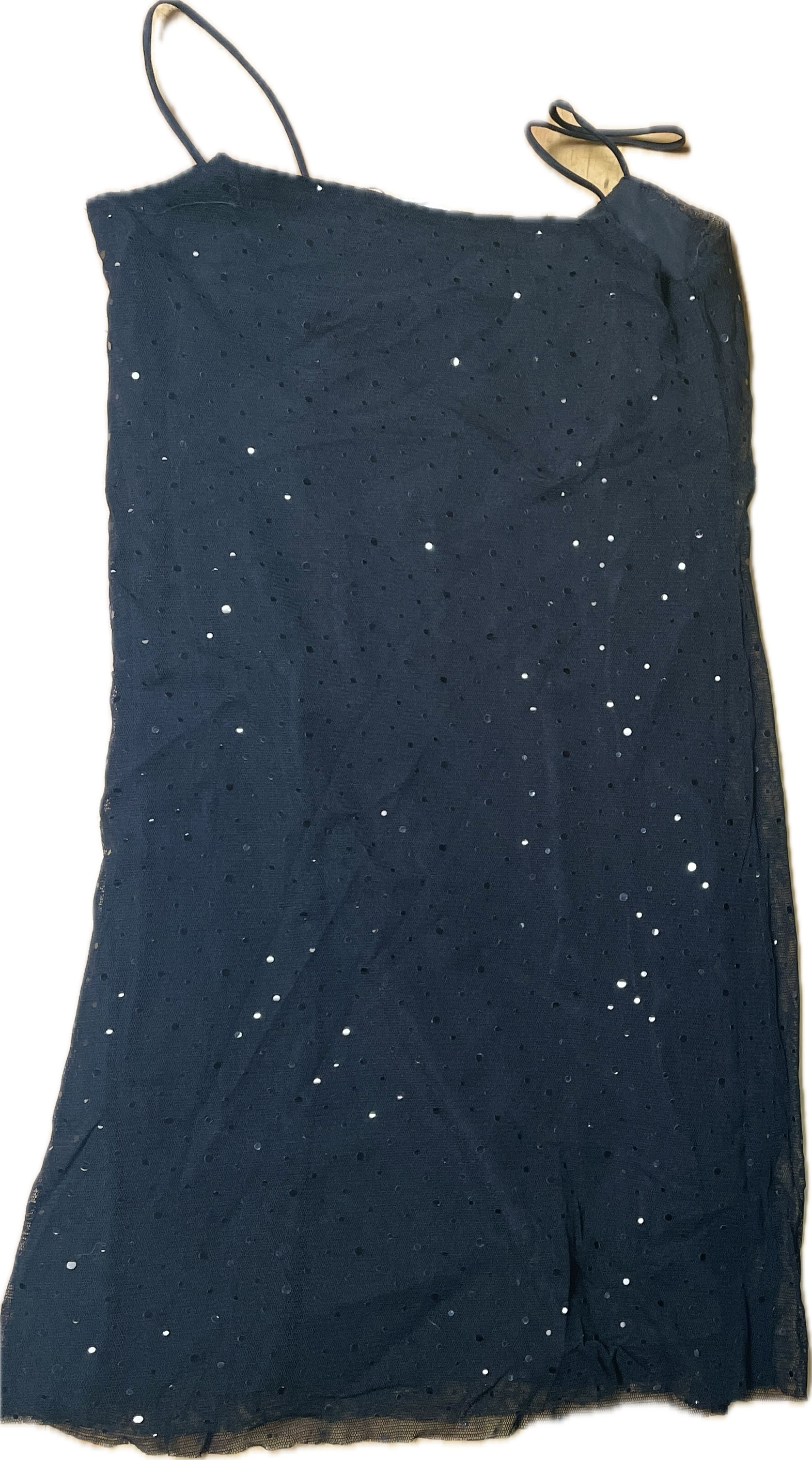 Vestido Lencero Sequin Party Dress MANGO (XS) NUEVO CON ETIQUETAS 7