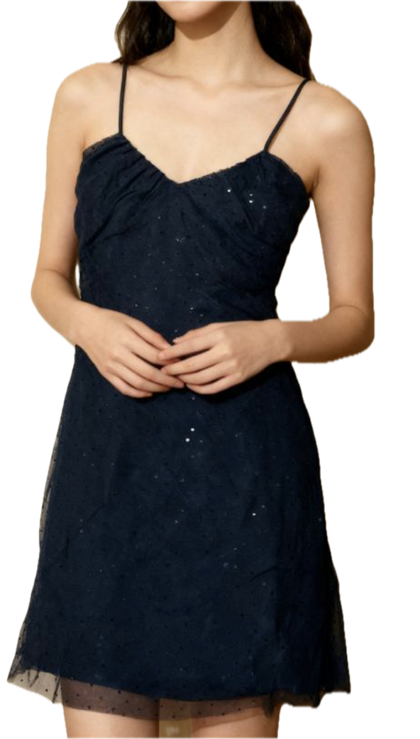 Vestido Lencero Sequin Party Dress MANGO (XS) NUEVO CON ETIQUETAS 1