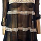 Vestido/Tapado Malla Encaje Vintage Gothic JESSICA'S ATTIC (S)  - Miniatura 7