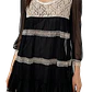 Vestido/Tapado Malla Encaje Vintage Gothic JESSICA'S ATTIC (S)  - Miniatura 2
