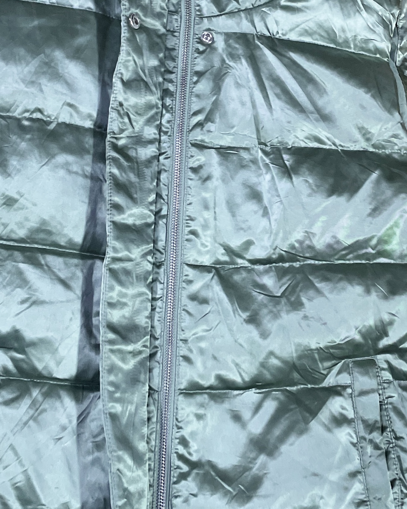 Chaqueta Puffer Quilted Satín 100% Pluma Pato TALBOTS (M) COMO NUEVO 5