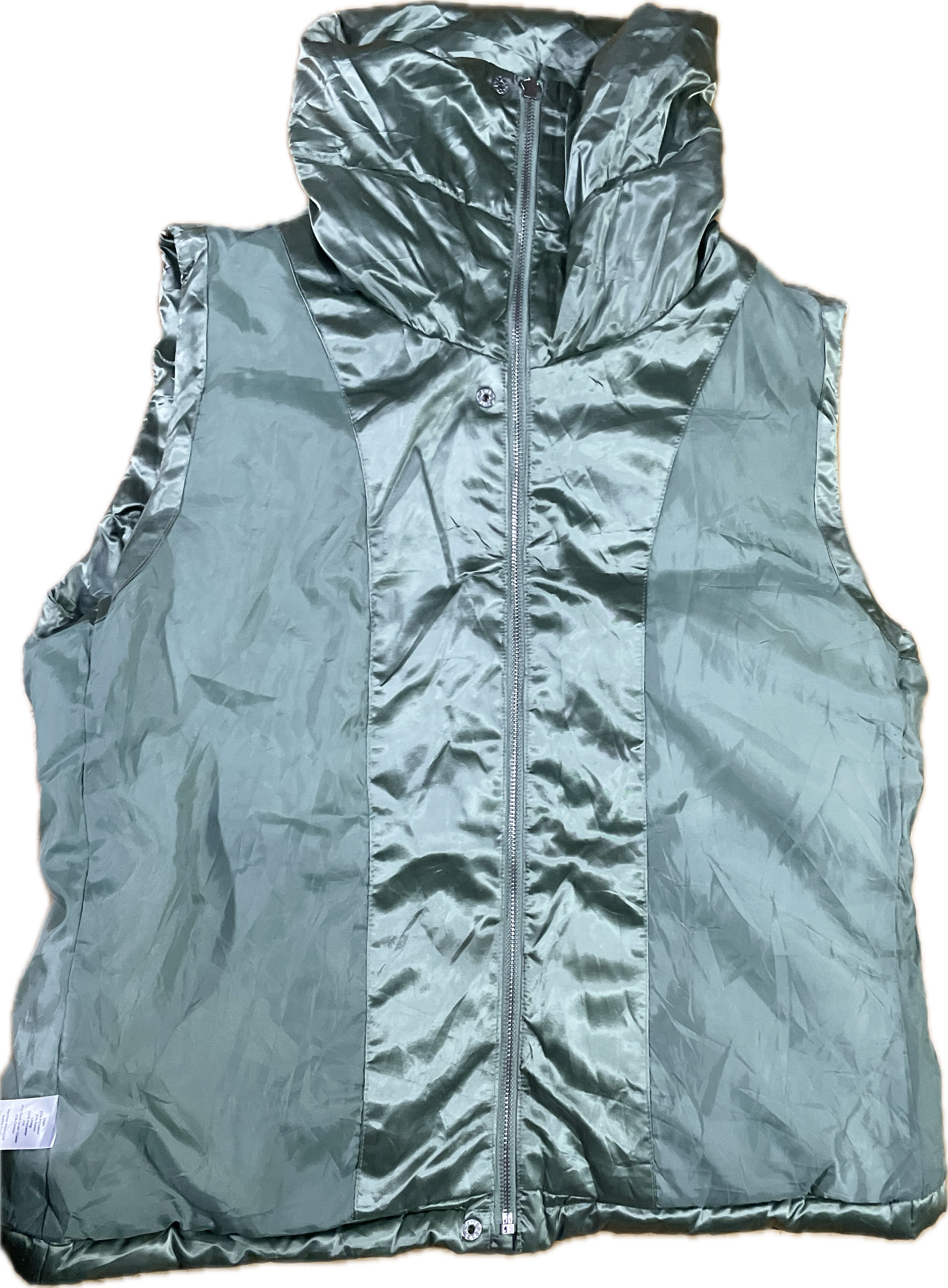 Chaqueta Puffer Quilted Satín 100% Pluma Pato TALBOTS (M) COMO NUEVO 6