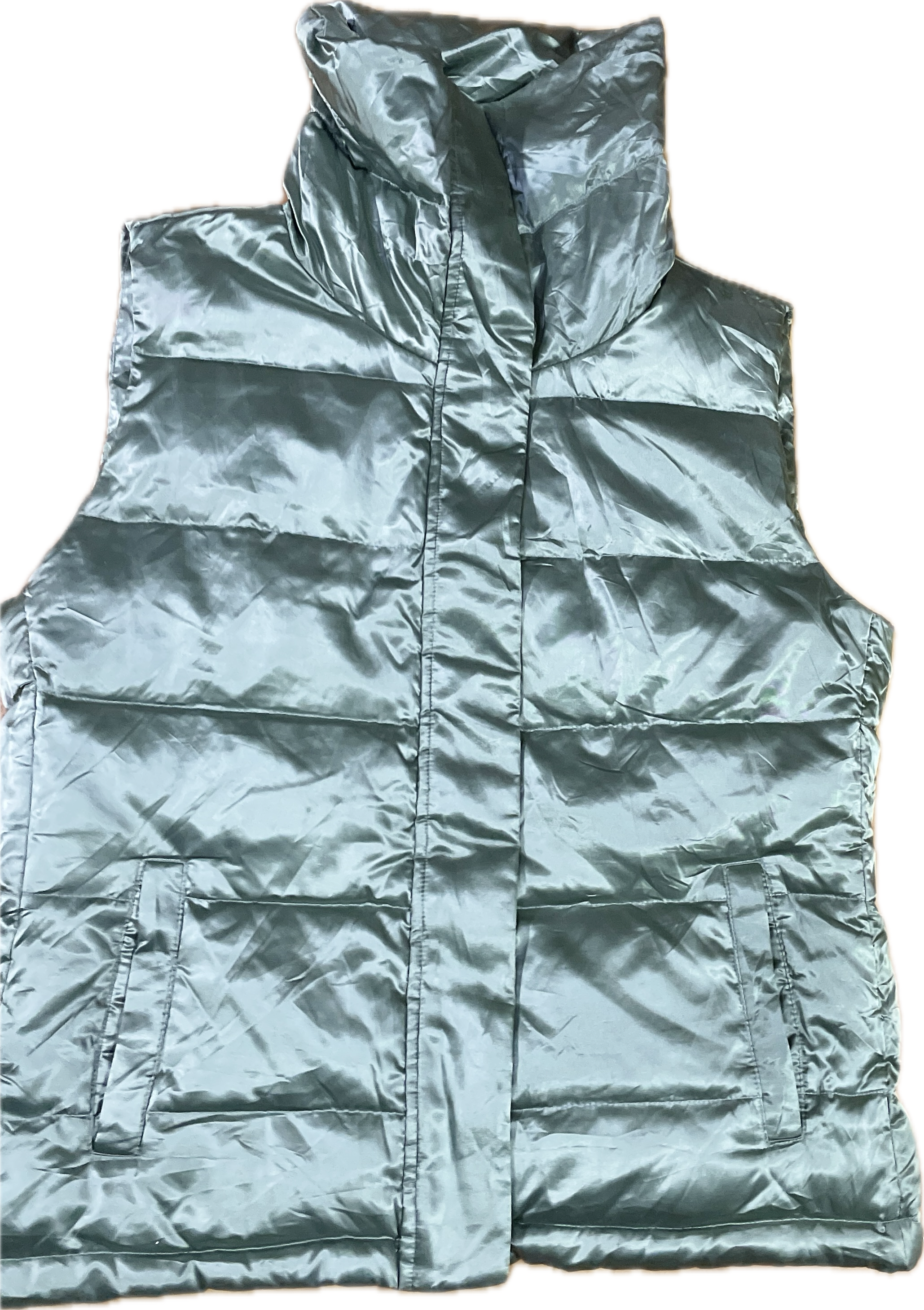 Chaqueta Puffer Quilted Satín 100% Pluma Pato TALBOTS (M) COMO NUEVO 8