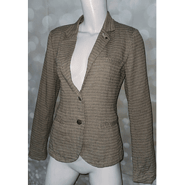 Blazer Diseño Estampado Mix Lino SILVER CREEK (S)