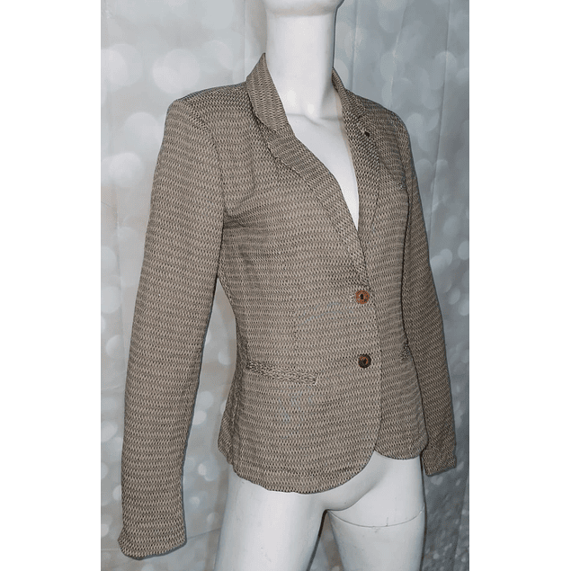 Blazer Diseño Estampado Mix Lino SILVER CREEK (S)