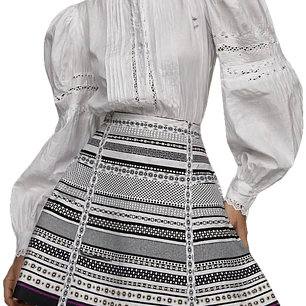 Falda Flare Knit Geometric DIANE VON FURSTENBERG (M) NUEVO