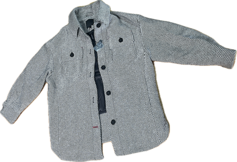 Chaqueta Shacket 55% Lana ANAIS UNISEX SELECTED (S) NUEVO CON ETIQUETAS 7