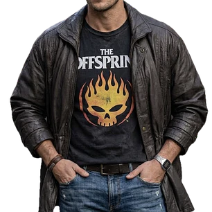 Chaquetón 100% Cuero de Cabra Extra Suave Unisex CANDA (XXL) COMO NUEVO