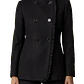 Blazer/Abrigo de Paño Estilo 60´s Ruffles ANN TAYLOR (XS) COMO NUEVO - Miniatura 1