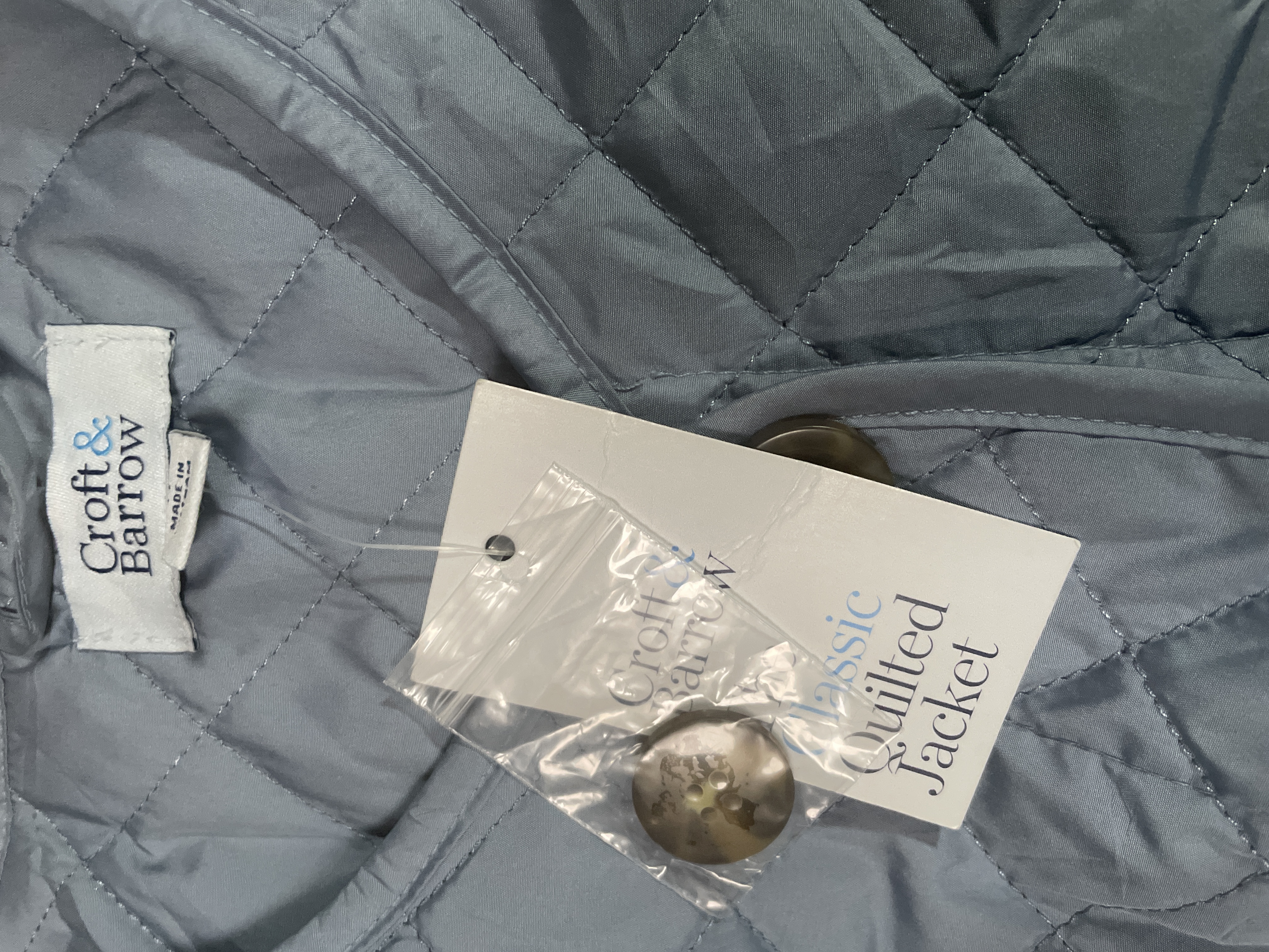 Chaqueta The Classic Quilted CROFT & BARROW (M) NUEVO CON ETIQUETAS 6