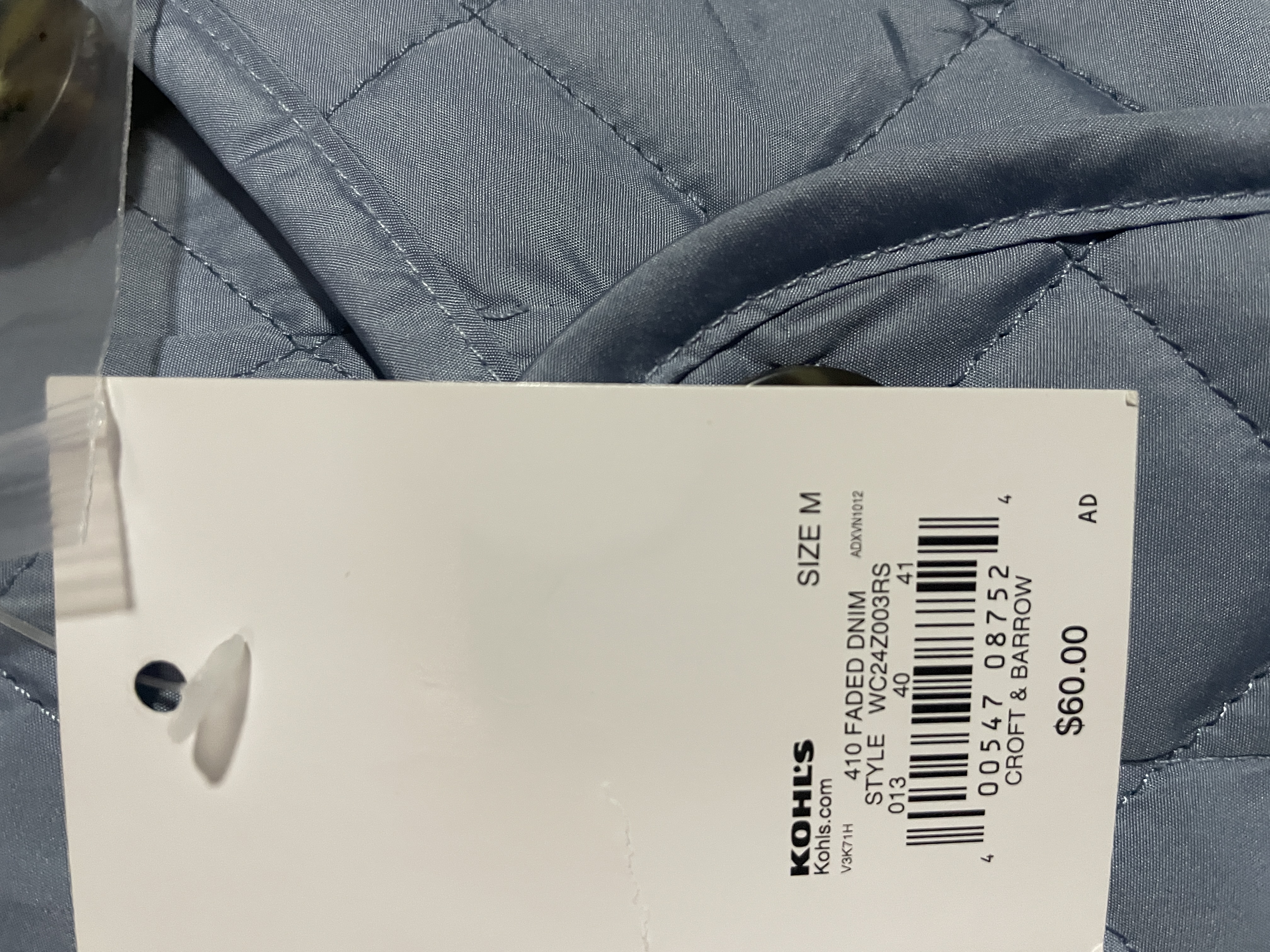 Chaqueta The Classic Quilted CROFT & BARROW (M) NUEVO CON ETIQUETAS 4