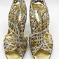 Sandalias Tacón Cage Sandal 100% Cuero MARIO BOLOGNA (40) COMO NUEVO - Miniatura 1