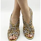 Sandalias Tacón Cage Sandal 100% Cuero MARIO BOLOGNA (40) COMO NUEVO - Miniatura 2