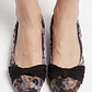 Ballerina Fresa Terciopelo Bow DESIGUAL (36) NUEVO - Miniatura 1