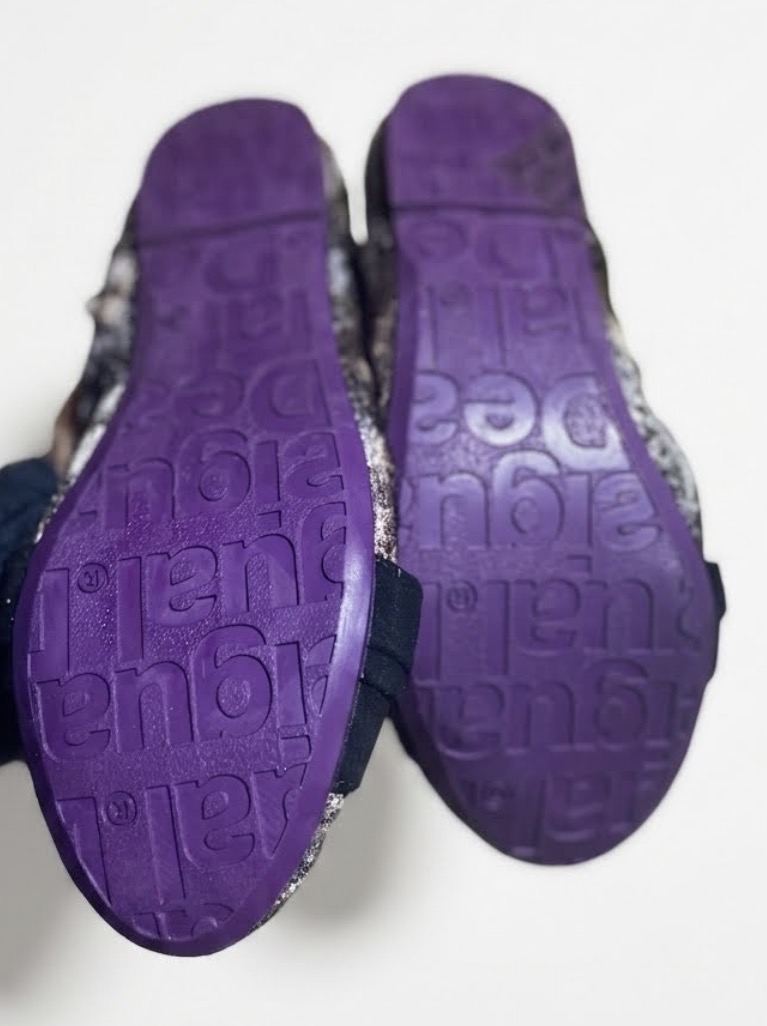 Ballerina Fresa Terciopelo Bow DESIGUAL (36) NUEVO 4