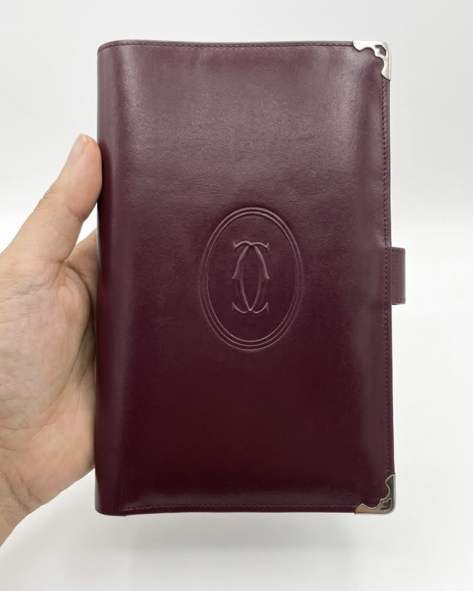 Billetera Bordeaux Vintage Estilo CARTIE 1
