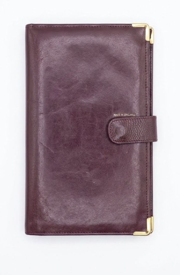 Billetera Bordeaux Vintage Estilo CARTIE 2