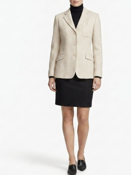 Blazer Tweed 100% Lana Italiana LUCIANO BARBERA PARA UNGER (M) COMO NUEVO 1