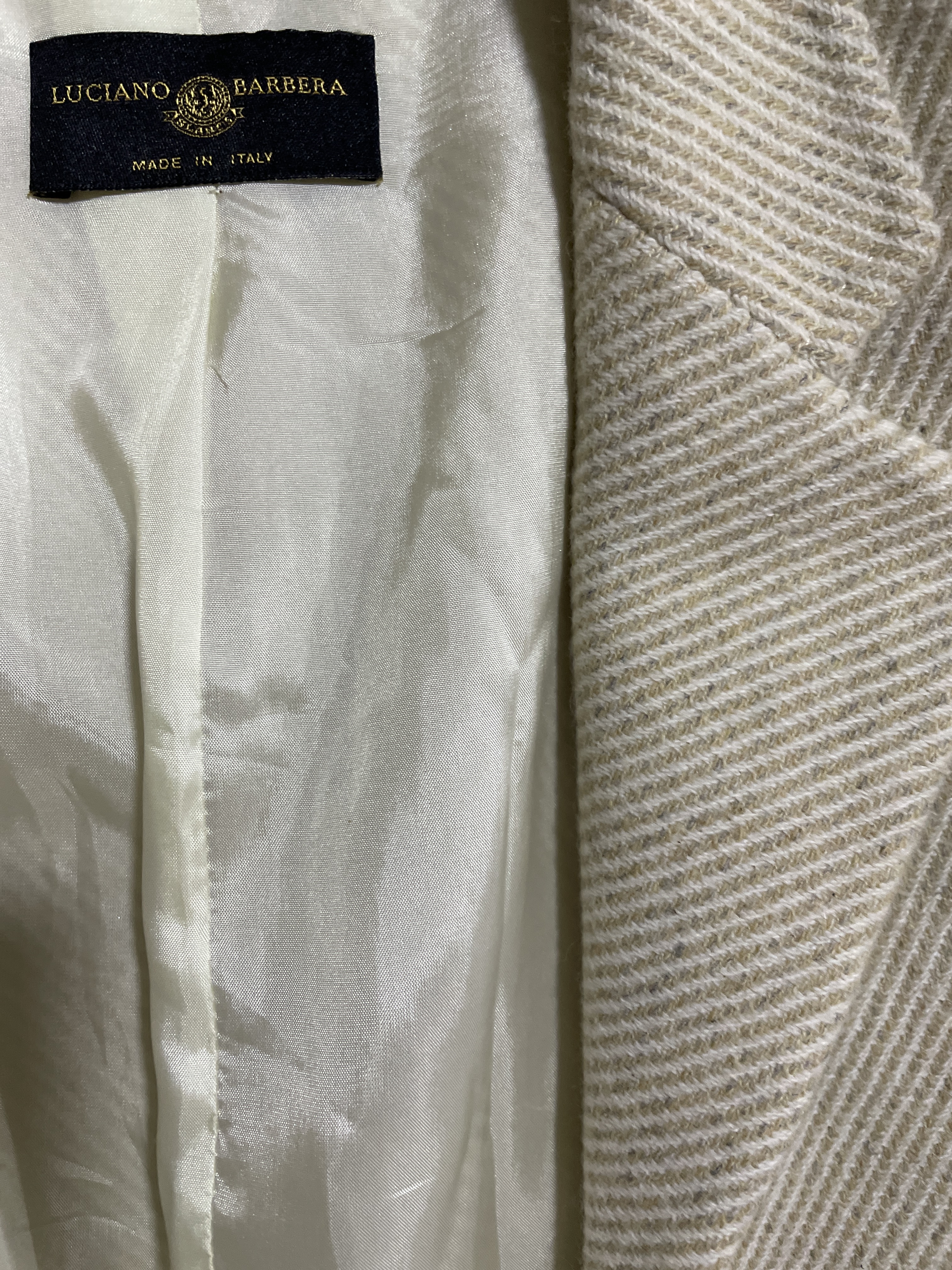 Blazer Tweed 100% Lana Italiana LUCIANO BARBERA PARA UNGER (M) COMO NUEVO 3