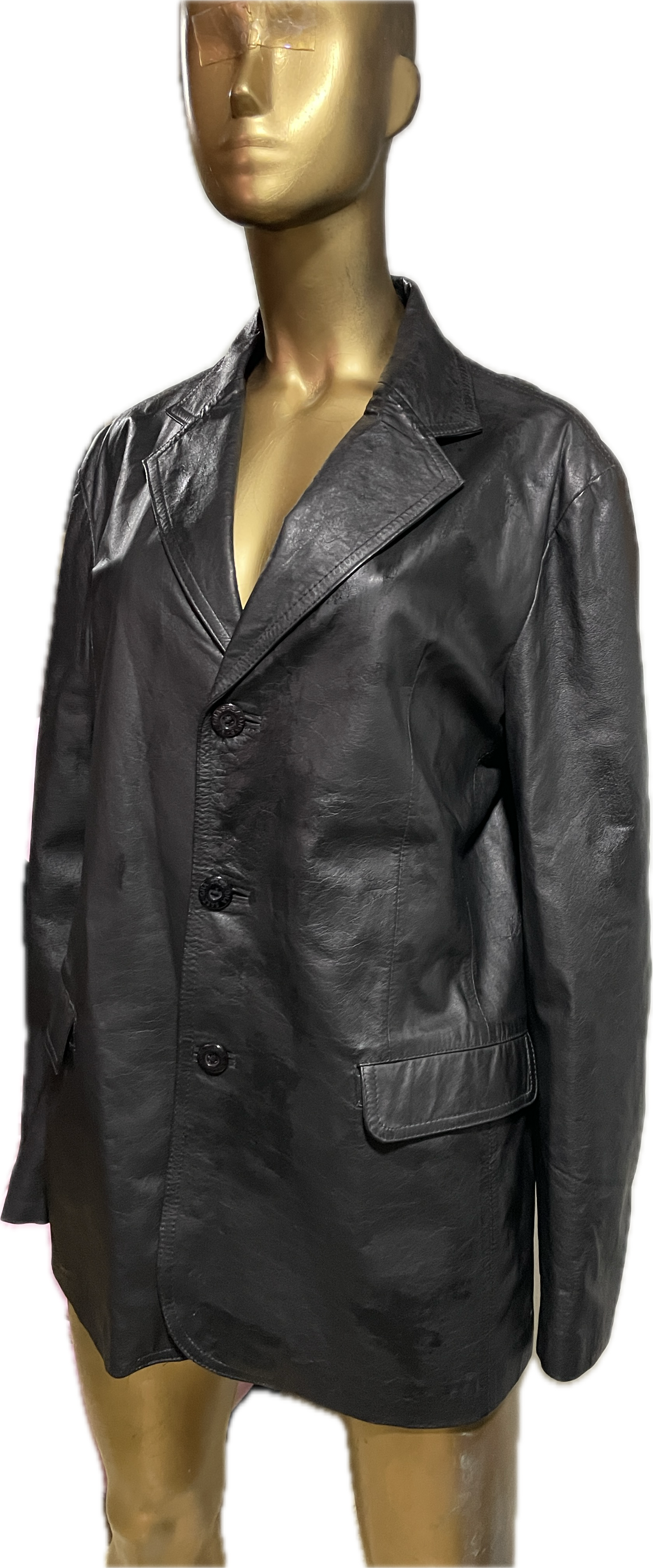 Chaqueta 100% Cuero Vacuno ONA SAEZ (M) COMO NUEVO 2