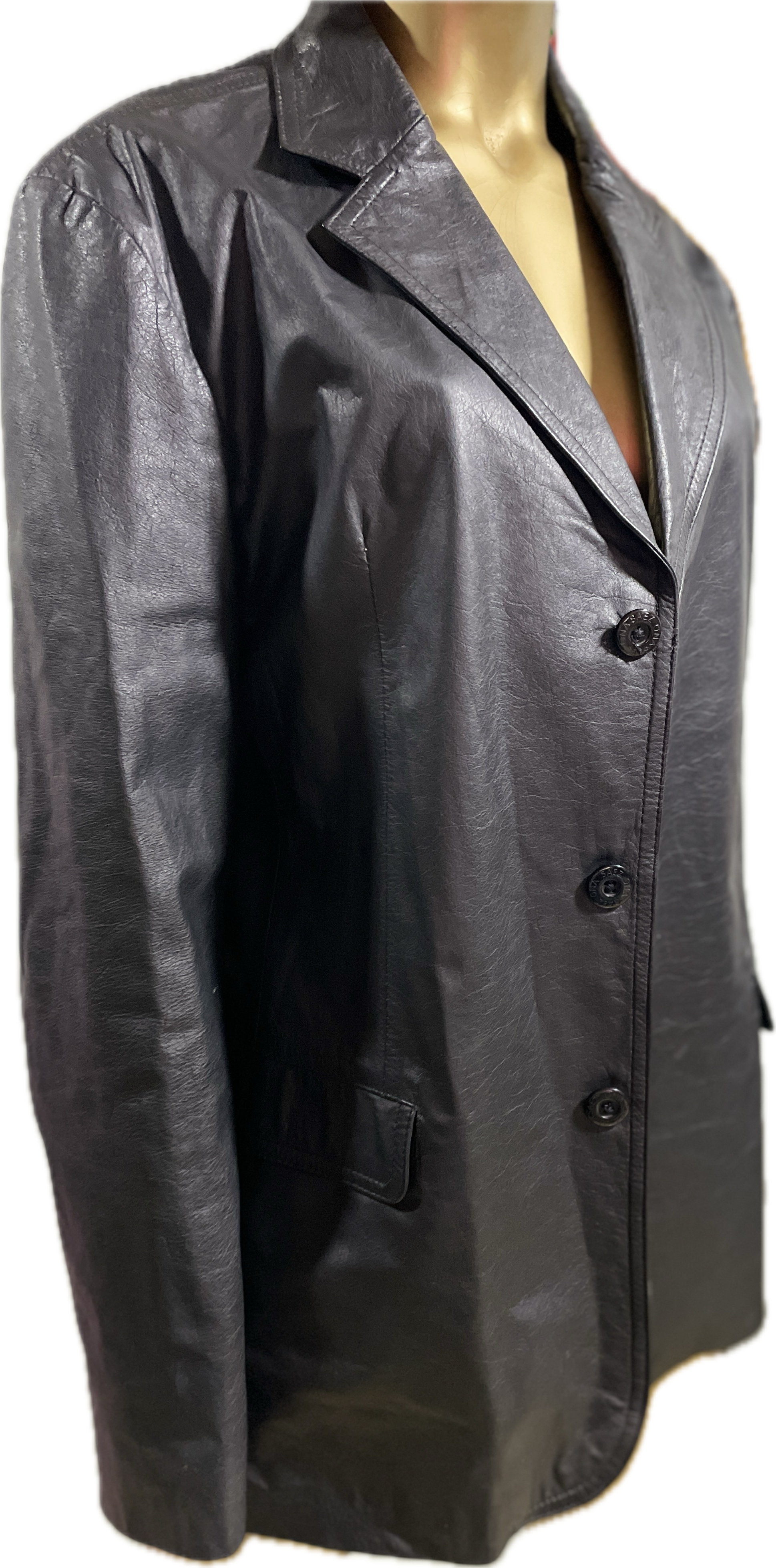 Chaqueta 100% Cuero Vacuno ONA SAEZ (M) COMO NUEVO 3
