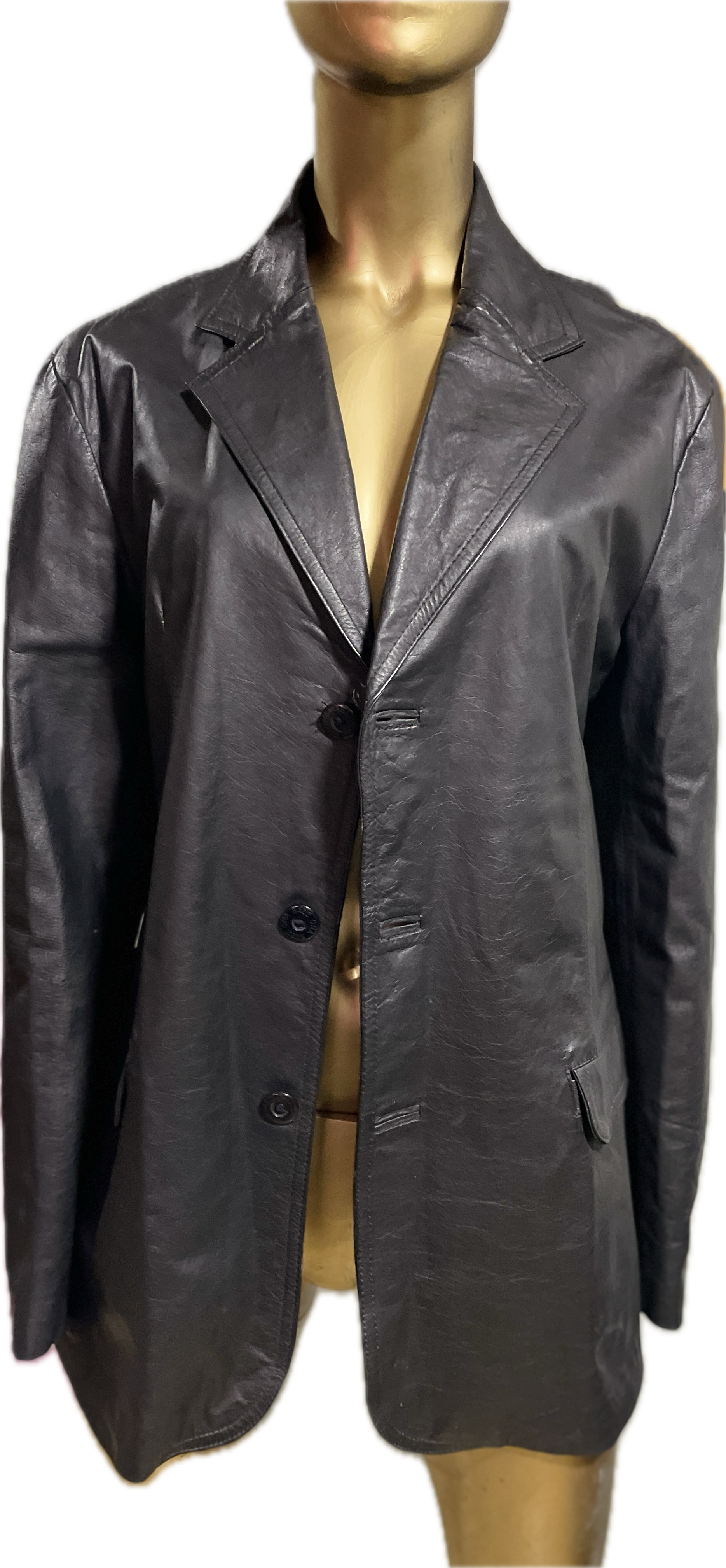 Chaqueta 100% Cuero Vacuno ONA SAEZ (M) COMO NUEVO 4