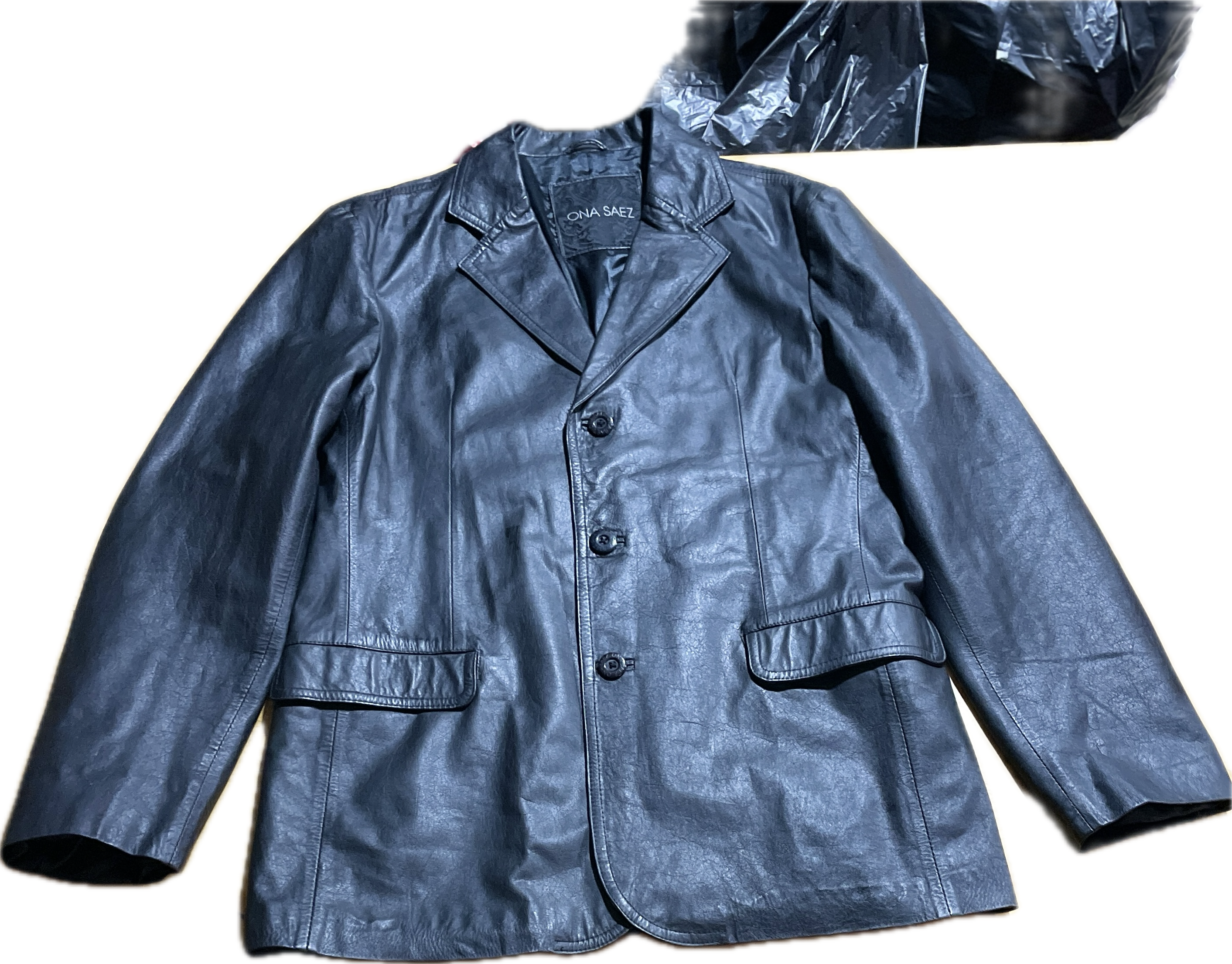 Chaqueta 100% Cuero Vacuno ONA SAEZ (M) COMO NUEVO 7