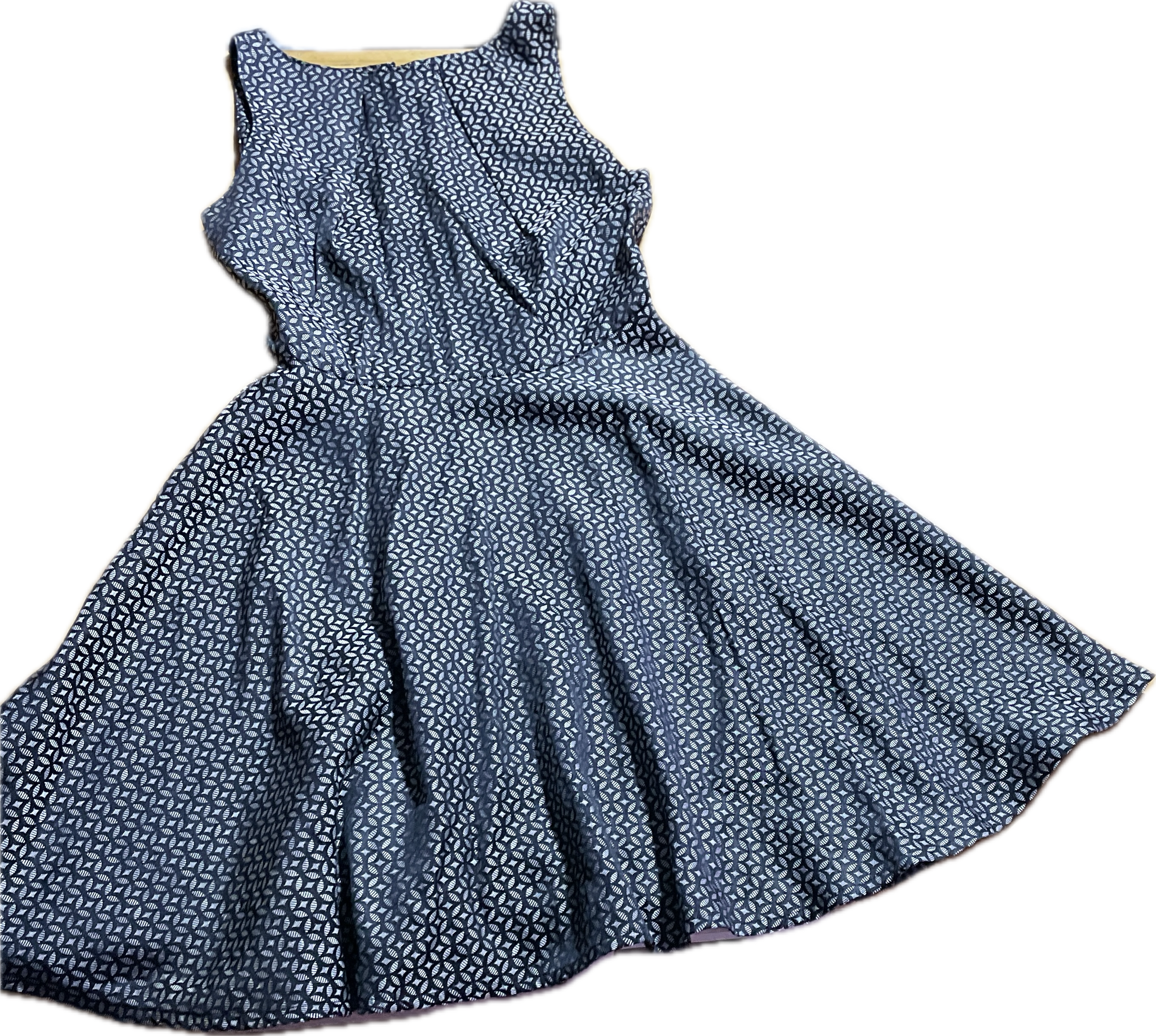 Vestido Coctail Flare Estructurado Jaquard BB DAKOTA (XS) COMO NUEVO 4
