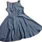 Vestido Coctail Flare Estructurado Jaquard BB DAKOTA (XS) COMO NUEVO - Miniatura 4