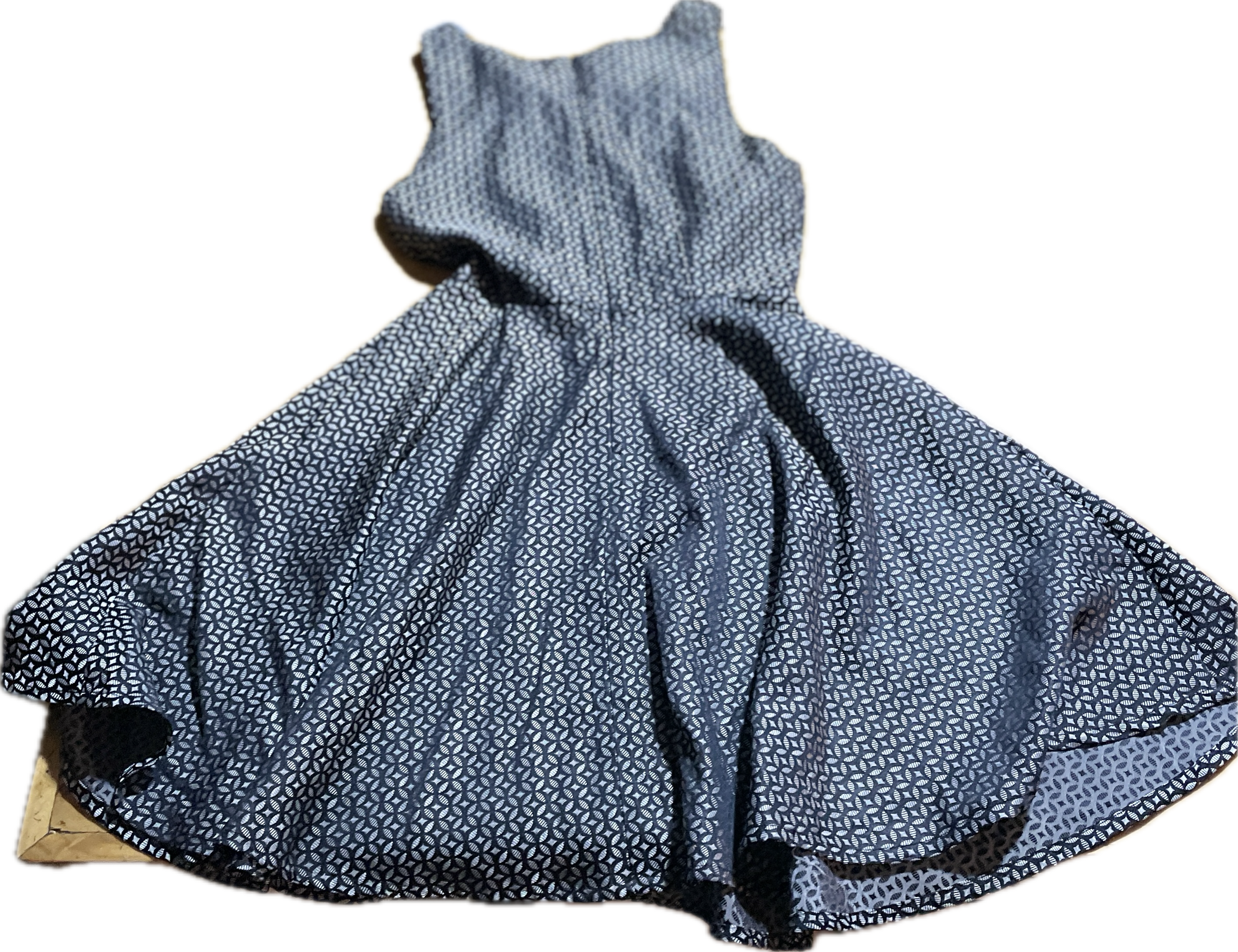 Vestido Coctail Flare Estructurado Jaquard BB DAKOTA (XS) COMO NUEVO 5