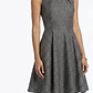 Vestido Coctail Flare Estructurado Jaquard BB DAKOTA (XS) COMO NUEVO - Miniatura 1