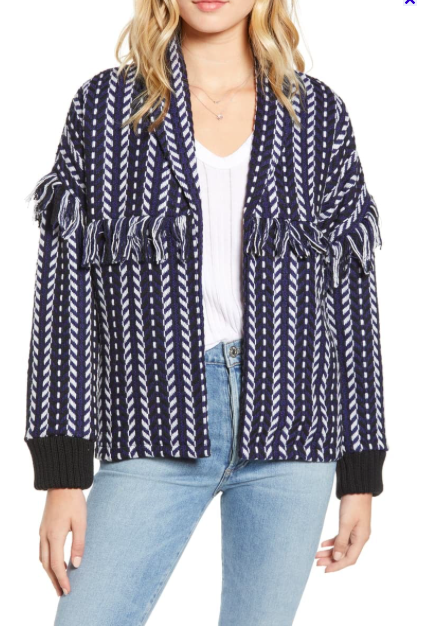  Chaqueta Bomber Tejido Tweed CUPCAKES & CASHMERE (S-M) NUEVO 1