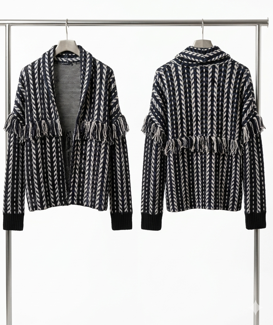  Chaqueta Bomber Tejido Tweed CUPCAKES & CASHMERE (S-M) NUEVO 2