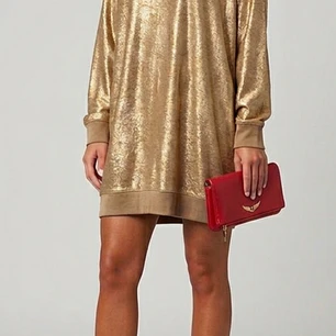 ​Vestido Midi Destellos Dorados MICHAEL KORS (XL) 