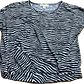 Top Zebra Print Drapeado Stretch MICHAEL KORS (M) - Miniatura 3
