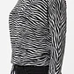 Top Zebra Print Drapeado Stretch MICHAEL KORS (M) - Miniatura 1